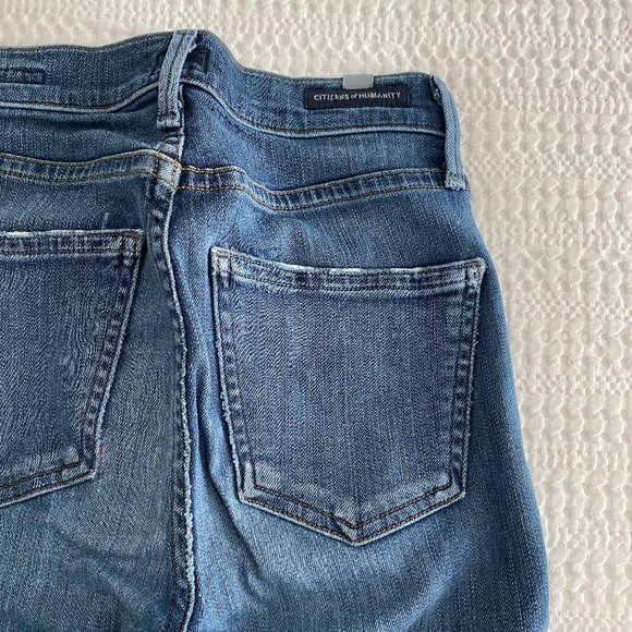 Citizens of Humanity High Rise Skinny Jeans Size 23 - Picture 3 of 3